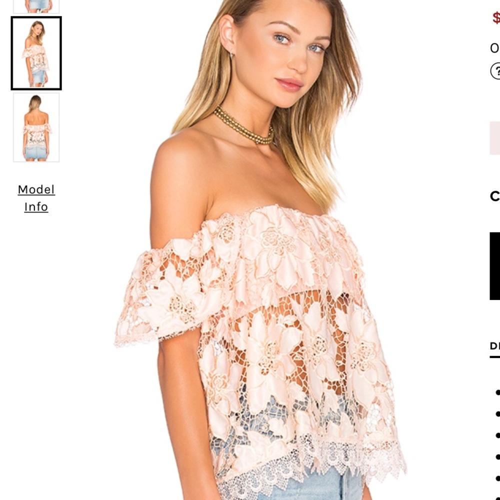 Lovers + Friends Life's A Beach Top NWT